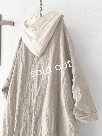 画像11: MARCHE' DE SOEUR／フードワンピース・生成り×オフ