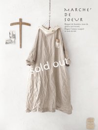 MARCHE' DE SOEUR／フードワンピース・生成り×オフ