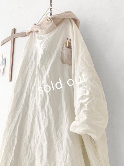 画像4: MARCHE' DE SOEUR／フードワンピース・オフ×ベージュ