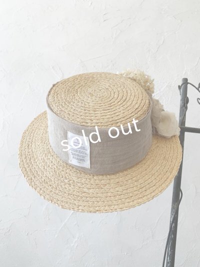 画像8: pollenbienco／プリザーブドフラワーの帽子・ナチュラル