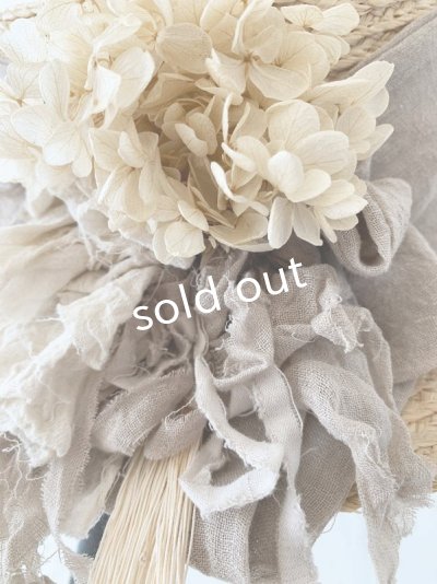 画像3: pollenbienco／プリザーブドフラワーの帽子・ナチュラル