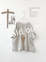 MARCHE' DE SOEUR／リネンプルオーバー・生成り