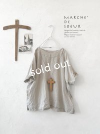 MARCHE' DE SOEUR／リネンプルオーバー・生成り
