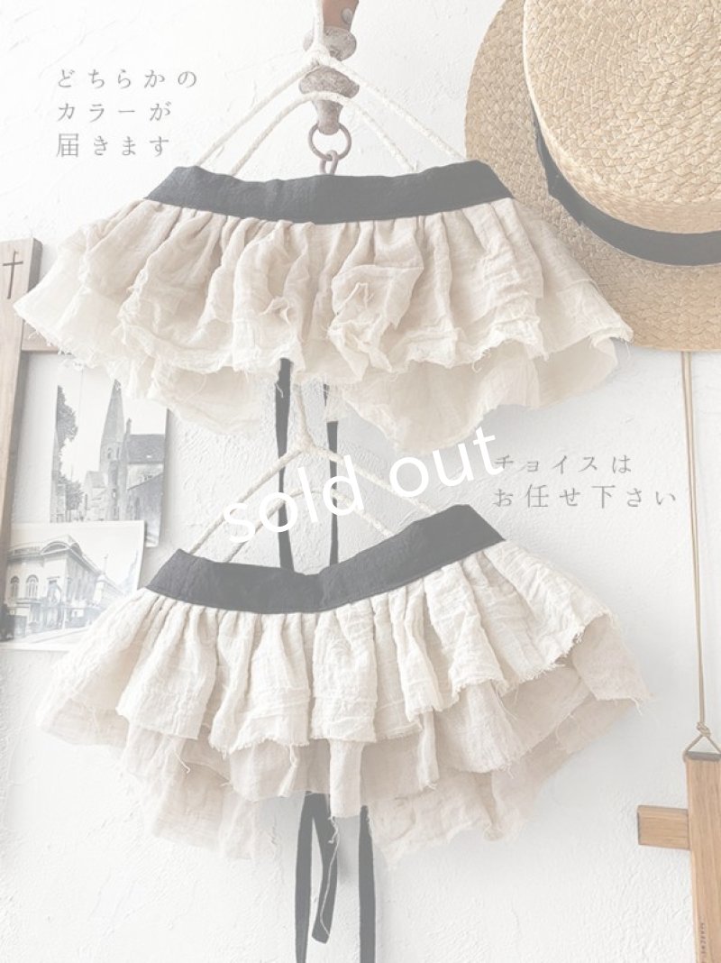 画像10: MARCHE' DE SOEUR／付け襟つき２wayワンピース・紅茶 (10)