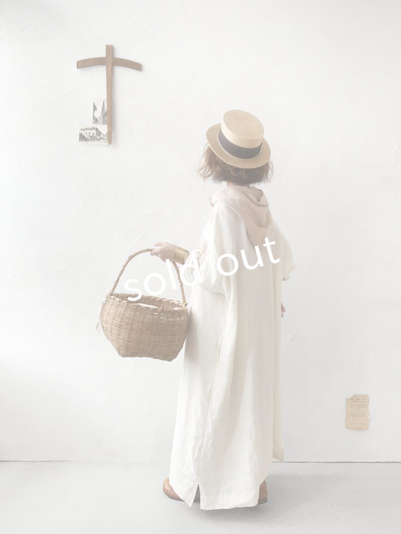 画像14: MARCHE' DE SOEUR／フードワンピース・オフ×ベージュ (14)