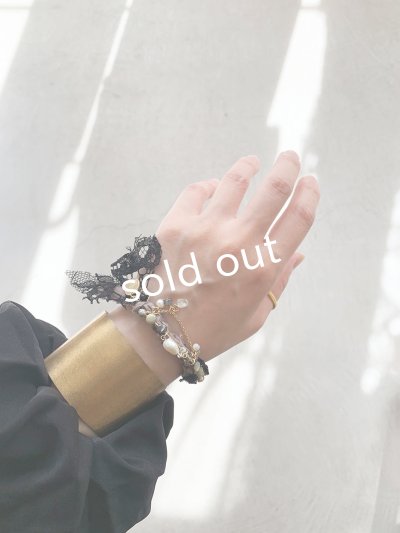 画像8: toromeco／裂き編みバングル・dark