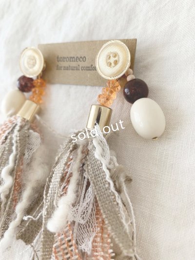 画像2: toromeco／pop tassel 4wayピアス