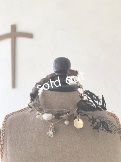 画像4: toromeco／裂き編みバングル・dark