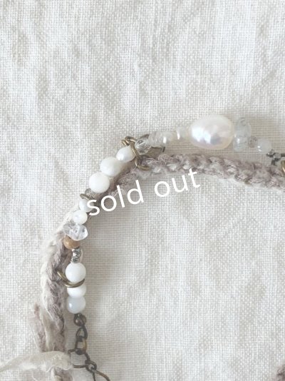 画像7: toromeco／裂き編みブレスレット・mocha