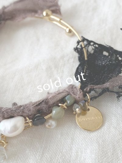 画像6: toromeco／裂き編みバングル・dark