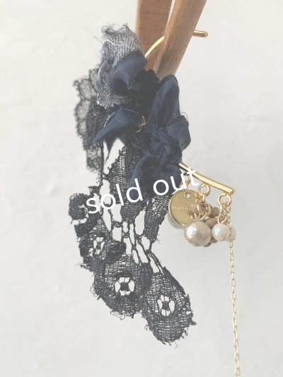 画像4: toromeco／コットンシルクのイヤーフック・dark navy