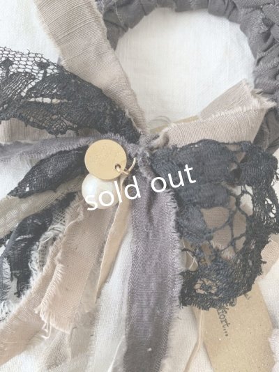 画像5: toromeco／裂き編みのシュシュantique