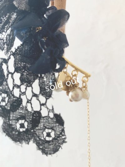 画像2: toromeco／コットンシルクのイヤーフック・dark navy