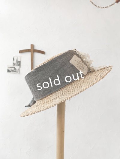 画像5: pollenbienco/アンティークレースの帽子・C