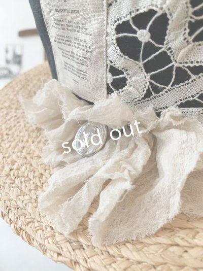 画像7: pollenbienco／アンティークレースの帽子・E