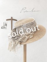 pollenbienco／アンティークレースの帽子・A