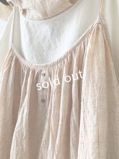 画像3: Avenue／ギャザーキャミソール・紅茶