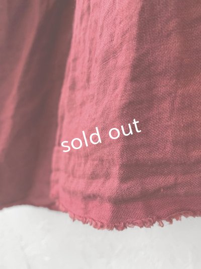 画像4: MARCHE' DE SOEUR／大きなラッフル襟プルオーバー・ファナージュダークレッド