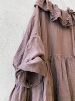 画像3: MARCHE' DE SOEUR／大きなラッフル襟のプルオーバー・ファナージュあずきみるく (3)