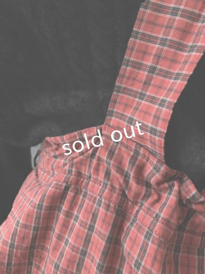 画像3: Reliure／ワンショルダースカート・赤チェック