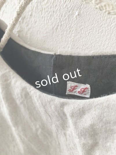 画像6: je suis comme je suis/ビブカラーブラウス・黒