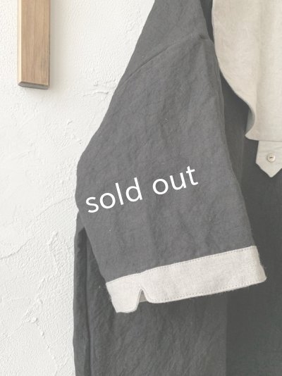 画像3: je suis comme je suis/ビブカラーブラウス・黒