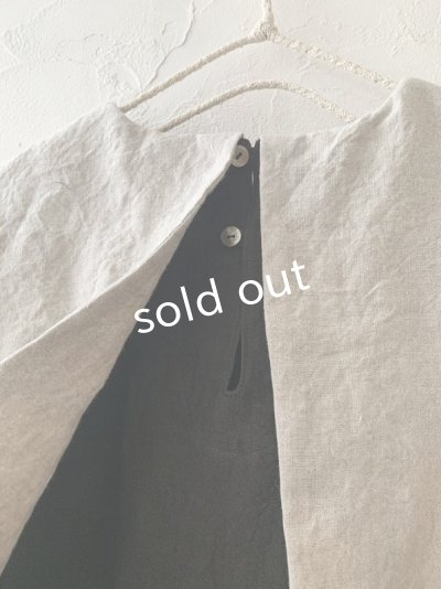 画像4: je suis comme je suis/ビブカラーブラウス・黒