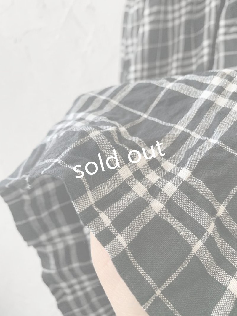 画像7: MARCHE' DE SOEUR/ ポケットワンピース・黒×チェック (7)