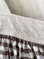 画像10: MARCHE' DE SOEUR／バッククロスワンピース・チョコギンガム (10)