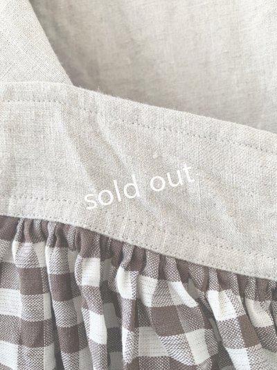 画像10: MARCHE' DE SOEUR／バッククロスワンピース・チョコギンガム