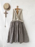 画像7: MARCHE' DE SOEUR／バッククロスワンピース・チョコギンガム