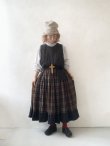 画像12: MARCHE' DE SOEUR／バッククロスワンピース・カーキチェック (12)