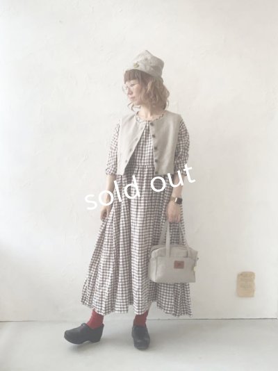 画像9: MARCHE' DE SOEUR／ちびぽけベスト・リトアニアリネン