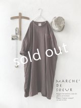 MARCHE' DE SOEUR／シンプルワンピース・チョコ