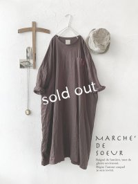 MARCHE' DE SOEUR／シンプルワンピース・チョコ