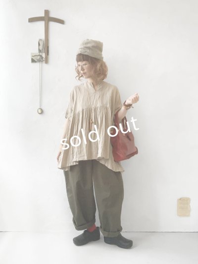 画像9: MARCHE' DE SOEUR/ ギャザープルオーバー・生成り