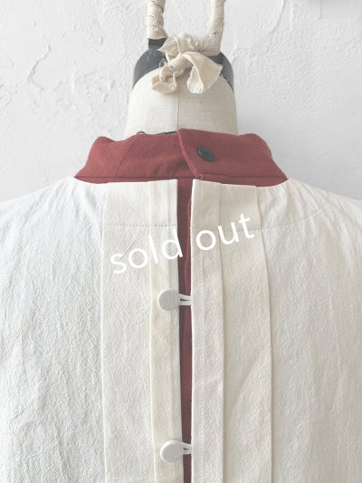 画像6: 【30%OFF SALE】the last flower of the afternoon／薄氷の汀 vest・生成