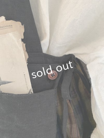 画像4: MARCHE' DE SOEUR／バッククロスワンピース・カーキチェック