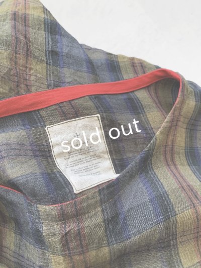 画像12: MARCHE' DE SOEUR／シンプルワンピース・カーキチェック