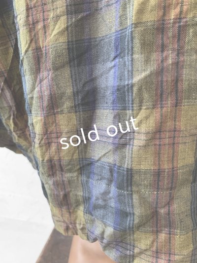 画像4: MARCHE' DE SOEUR／シンプルワンピース・カーキチェック