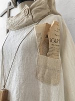 画像7: MARCHE' DE SOEUR／フードワンピース・オフ×ベージュ (7)