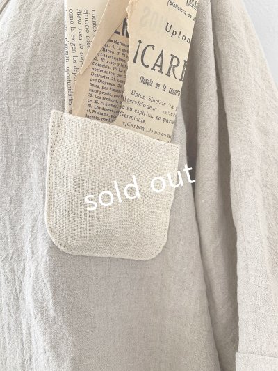 画像6: MARCHE' DE SOEUR／フードワンピース・生成り×オフ