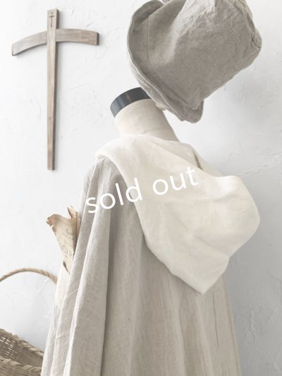 画像10: MARCHE' DE SOEUR／フードワンピース・生成り×オフ