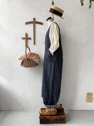 画像9: seasew.／111 オーバーオール・ダークネイビー