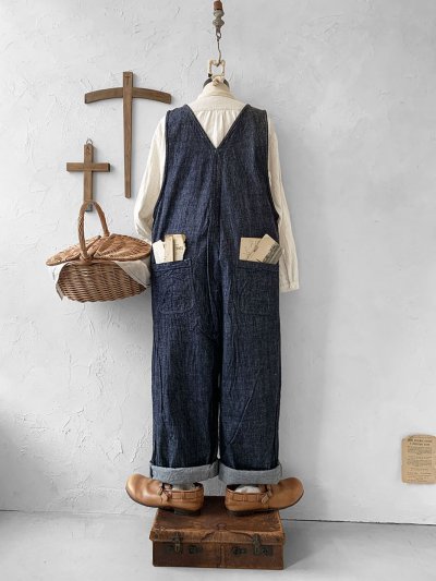 画像10: seasew.／111 オーバーオール・ダークネイビー