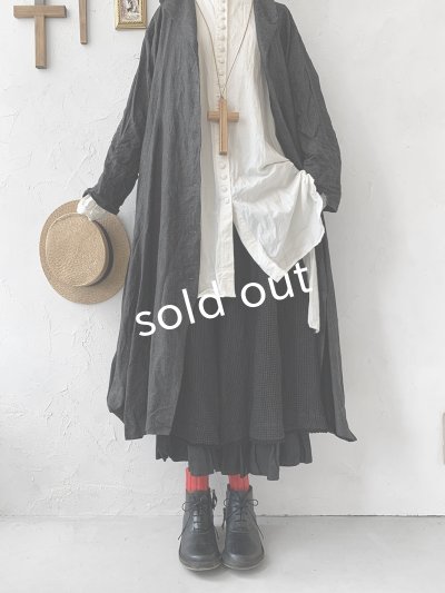 画像5: HALLELUJAH／Robe de Nomad 遊牧民のローブ・Charcoal black