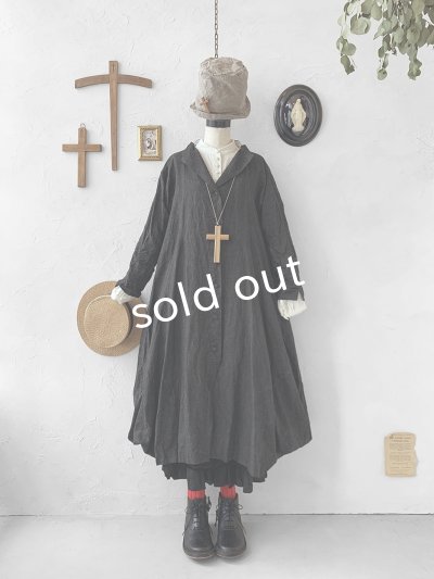 画像3: HALLELUJAH／Robe de Nomad 遊牧民のローブ・Charcoal black