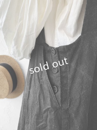 画像10: HALLELUJAH／Priest's Tablier 司祭のタブリエ・Charcoal black 