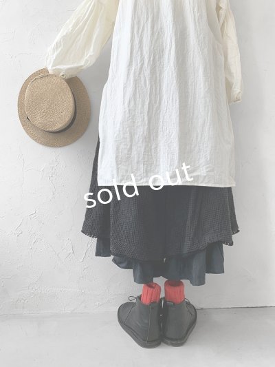 画像14: HALLELUJAH／Chemise Religieuse 修道女シャツ・Milky white 