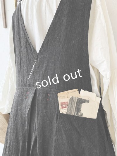 画像14: HALLELUJAH／Priest's Tablier 司祭のタブリエ・Charcoal black 